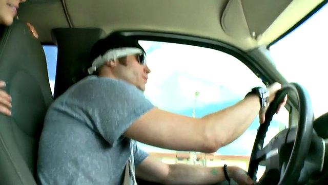 Fooled stud tricked to fuck DILFs asshole in van