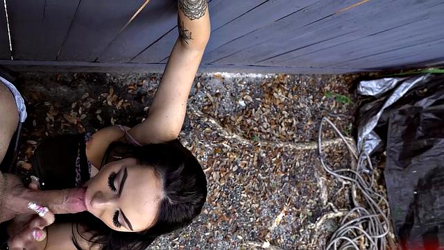 FilthyPov - Caught My Bratty Stepsister Sneaking In & Made Her Suck My Dick