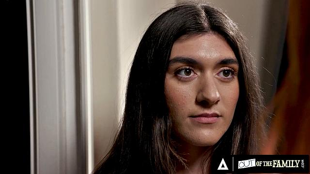 OUT OF THE FAMILY - Aubry Babcock's Sexuality Test Turns Into Stepmom Hardcore 3-Way