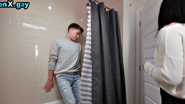 Manly jock bareback fucks twink in tight ass