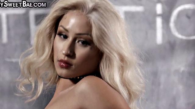 College uniform babe in white stockings analyzed by BF