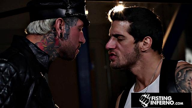 Horny Bottom Mouth & Ass Domed By Tatted Studs - FistingInferno