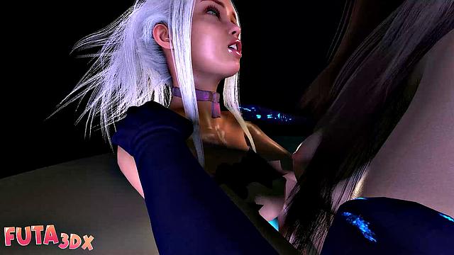 Futa3dX - Live FUTA FANTASY With Big DIcked Brunette Fucking Juicy Hot Blonde