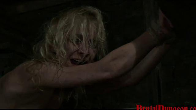 Blonde Sorceress Romina Endures Gang Bang & Table Torment