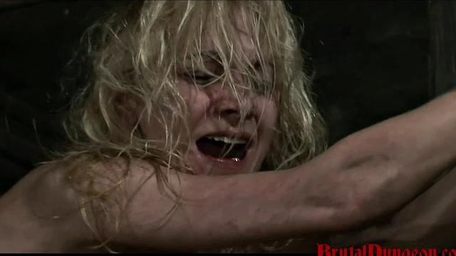 Blonde Sorceress Romina Endures Gang Bang & Table Torment