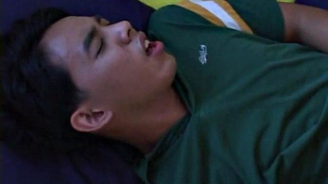 Hairycock asian twunk gets bottomed by BF