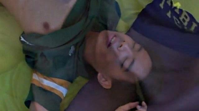 Hairycock asian twunk gets bottomed by BF