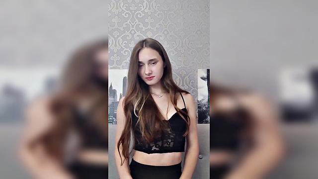 long hair pretty girls club black corset