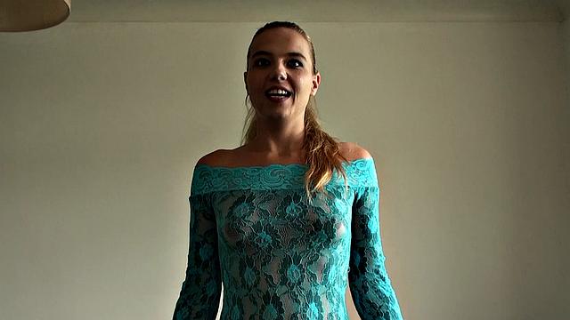 SubSlut Ivey Passion is bursting to pee.