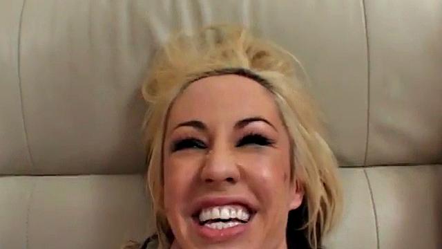 Cum gargling babes in trip fuck scene