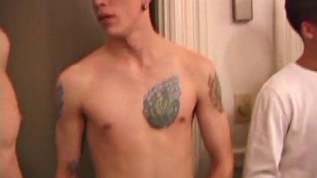 After a particularly rough event, Torque comes home to find a living room full of hot guys, who are horny and ready to play.