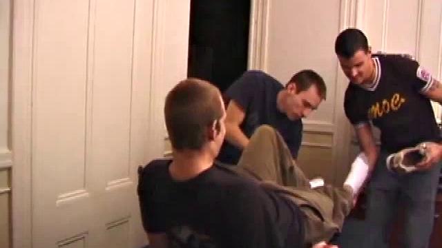 After a particularly rough event, Torque comes home to find a living room full of hot guys, who are horny and ready to play.