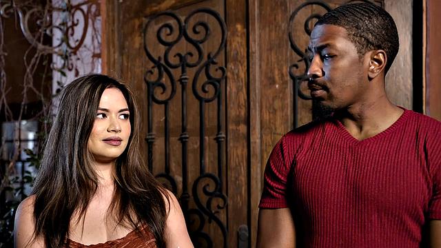 лаурен филлипс и скарлетт алексис трахаются с черным жеребцом втроем