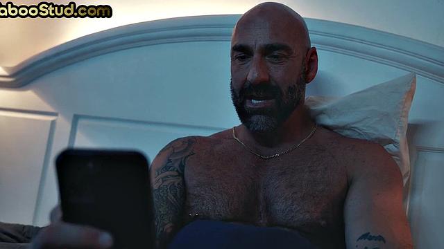 Gay stepdaddy fucked by stepson till cumshot