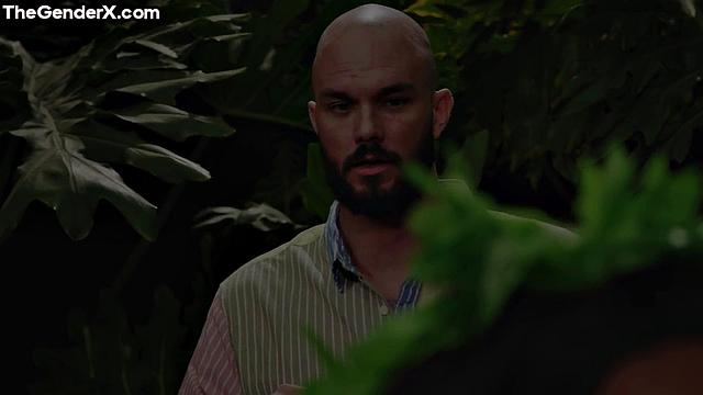 Petite ebony trans spreads for lover