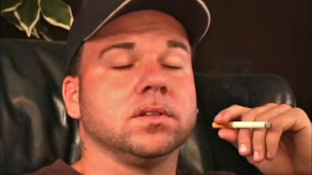 Darryn was a friend of Jimmy's, from his days at a halfway house, but he's out now and doing great. He works full time as a truck painter. He's very happy and appears to have put his behind.