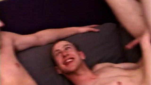 Aaron and Timmy have played before, so their comfort level is obvious in this scene. Making out rather passionately, they slowly strip each other naked.