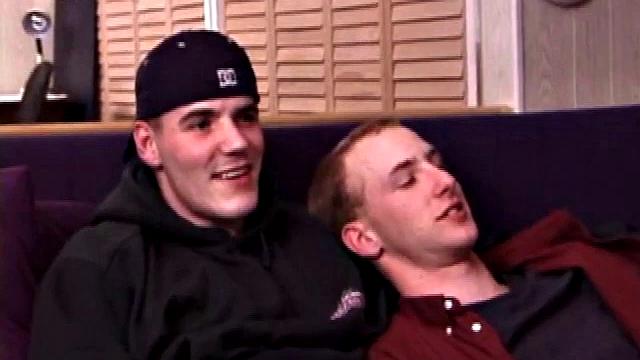 Aaron and Timmy have played before, so their comfort level is obvious in this scene. Making out rather passionately, they slowly strip each other naked.