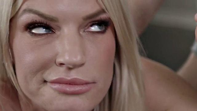 Bored rich cougars sharing in menage a trois