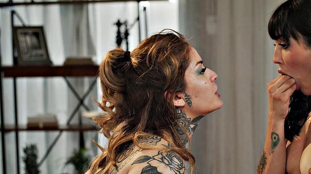 LEZ BE BAD - Stripper Besties Vanessa Sky & Vanessa Vega Try ANAL TOYS Before ANAL FISTING Fun!