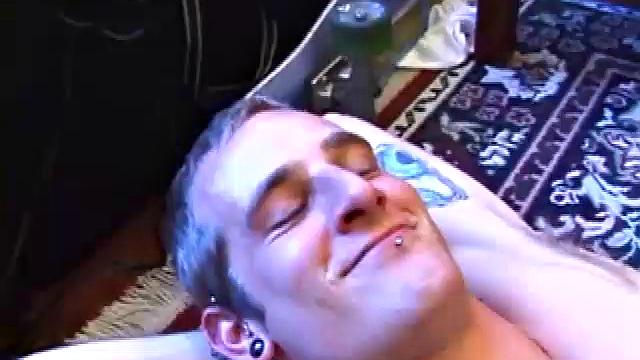 Torque and Austin enjoy kissing and exploring each other's bodies before trading blowjobs. Torque jerks off, and Austin awaits a warm cum facial.