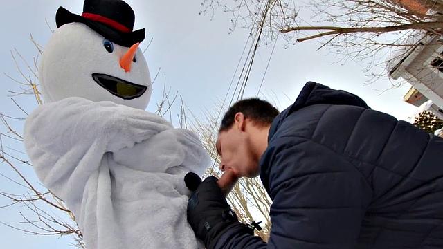 Snowman assfucking cute twinks after throating