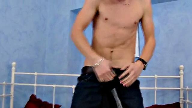 Real CFNM femdoms peg crossdresser ass with strapon