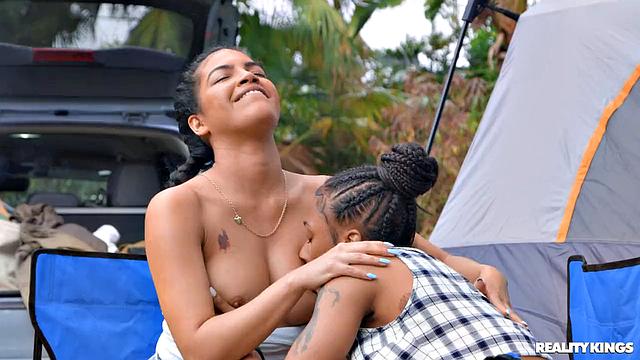 Licking Pussy by Fire