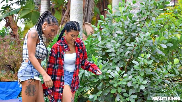 Licking Pussy by Fire