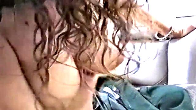 Busty teen flashing naked in public