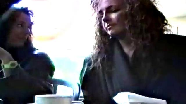 Busty teen flashing naked in public