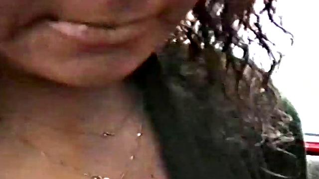 Busty teen flashing naked in public