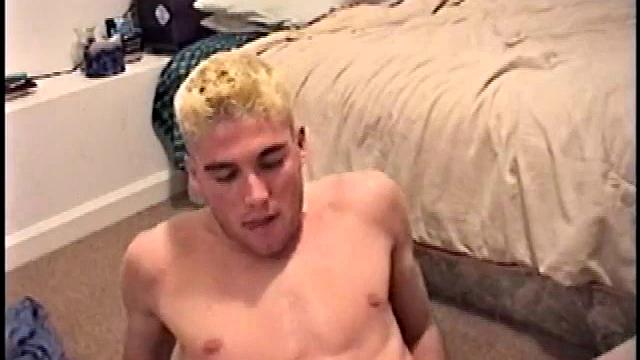 Inviting us close, Ashton strips off the shirt, unzips, and works up a nice bulge inside his boxers, before releasing his big stiff dick. Sticking fingers in his mouth, Ashton slides down his jeans but keeps his underwear on for a while.