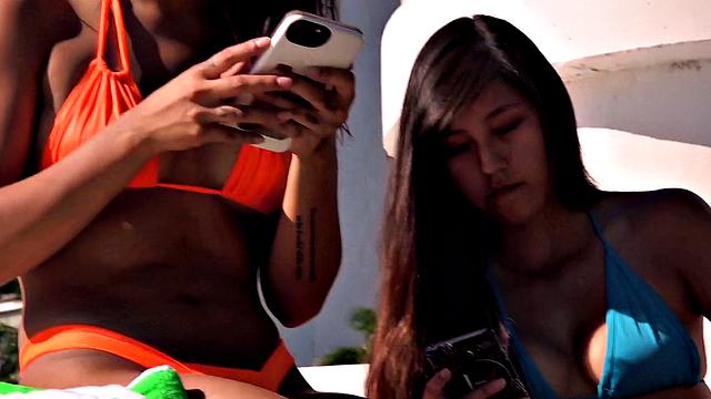 Kinky Twisted Shampoo Prank - Tattooed chick gets her pussy drilled outdoors