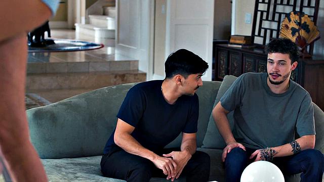 MOMMY'S BOY - Stacked MILF Pristine Edge Gets Banged By Pervert Stepson & His Best Buddy