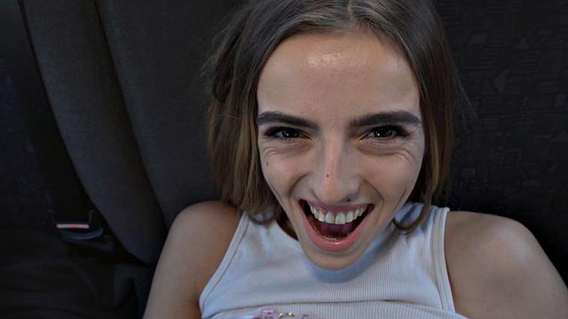 Fishnets taxi passenger spreading 