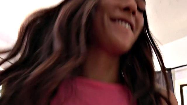 Check out this tattooed amateur stepdaughter's tight pussy as she takes her stepdad's hard cock in POV close-ups