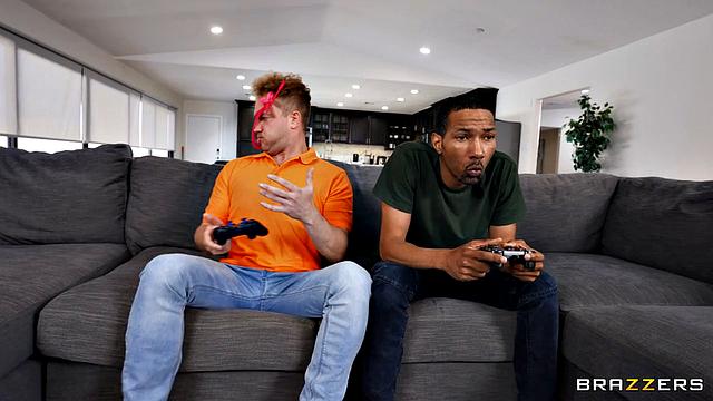 One Cumslut Plus Two Dicks Equals Blindness