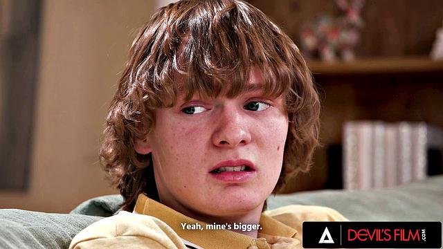 DEVILS FILM - Naughty Nanny Scarlett Alexis Gets Her Ass Fucked During Her Shift