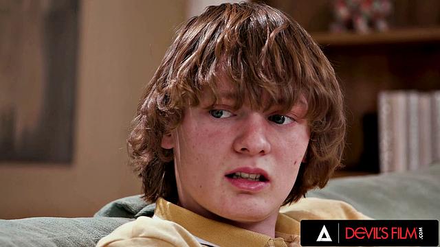 DEVILS FILM - Naughty Nanny Scarlett Alexis Gets Her Ass Fucked During Her Shift