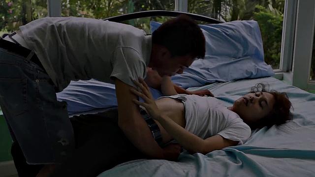 Skinny amateur twink gets fucked in ass at home