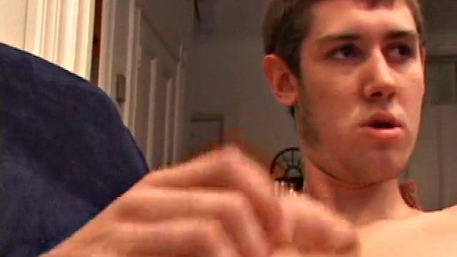 Mac has been storing up his nut and can't wait to squeeze it out. A skinny skater boy with a nice dick, Mac isn't much of a lasies man, because he's so shy. But today he's left his shyness at home.