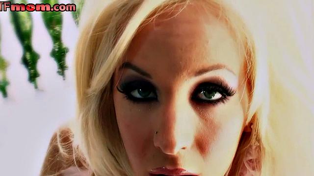 Real DTF amateur in fishnet stockings gets fucked