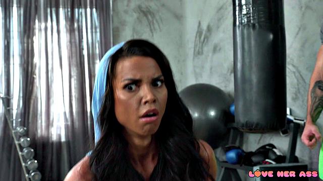 Ass fucked while Stuck In Tyre