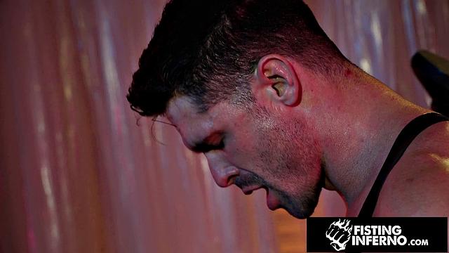 Fetish Fucker Blows His Load While Being Fingered By Hot Hunk - FistingInferno