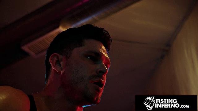 Fetish Fucker Blows His Load While Being Fingered By Hot Hunk - FistingInferno