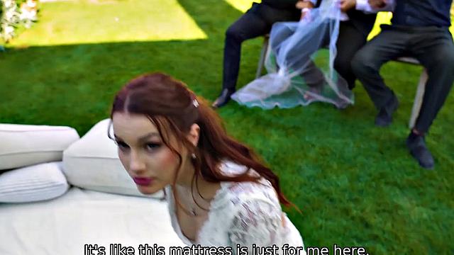 Bride get their tight holes drilled in Debt4k video