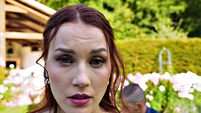 Bride get their tight holes drilled in Debt4k video