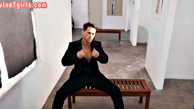 Tempting redhead TS passionate smashed at art museum