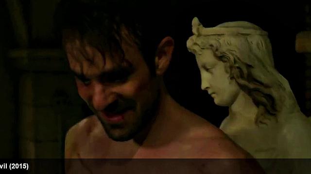 Charlie Cox hairless abdomen